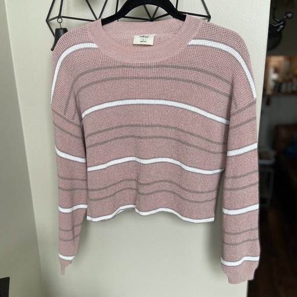 Aritzia Wilfred Crop Sweater